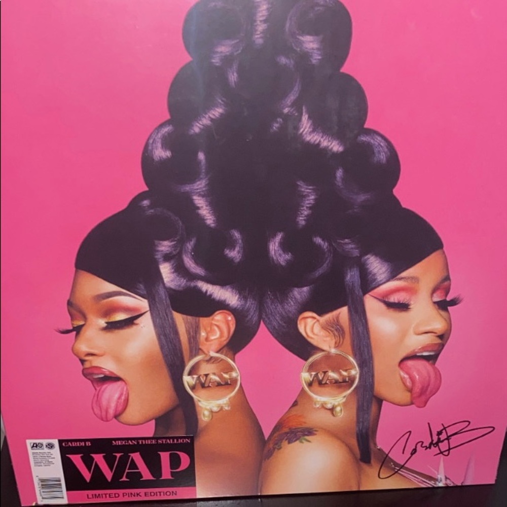 Autographed record by CARDI B HERSELF!! This one is special!!!